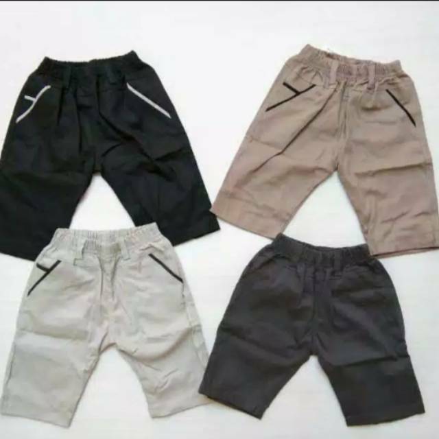  CELANA  PENDEK  ANAK  MODELCHINO 3 4 bahan strecth melar 