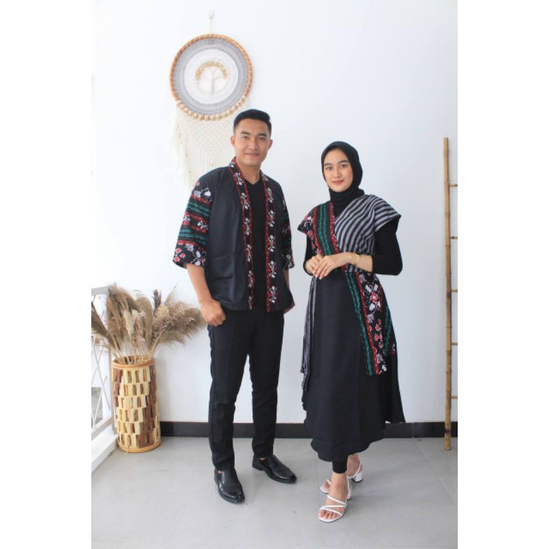 COUPLE BATIK DRESS BATIK SONGKET BATIK COUPLE KIMONO