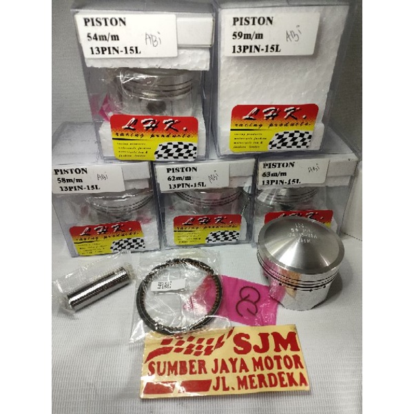 Seher LHK pin 13 ukuran 54 58 59 62 63 Piston LHK jenon pin 13 universal motor basic pen 13-2
