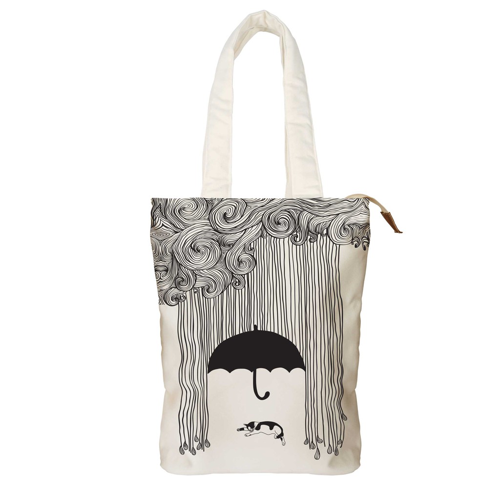 Tote Bag Kanvas Lazy