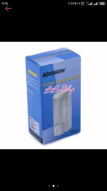 Krisbow Dispenser Sabun Cair 200 Ml - Putih