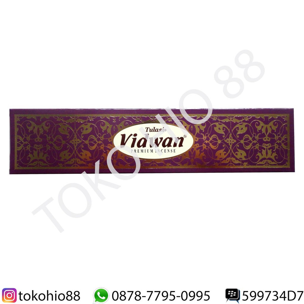 Hio / Dupa India Wangi Merk Tulasi Vidwan Incense Sticks Aromateraphy