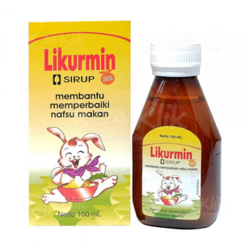 Likurmin Sirup 100 ml / Vitamin Anak / Penambah Nafsu Makan Anak