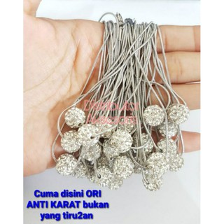 Image of Kalung Titanium Anti Karat Crystal DA KT45 JAMIN ANTI KARAT