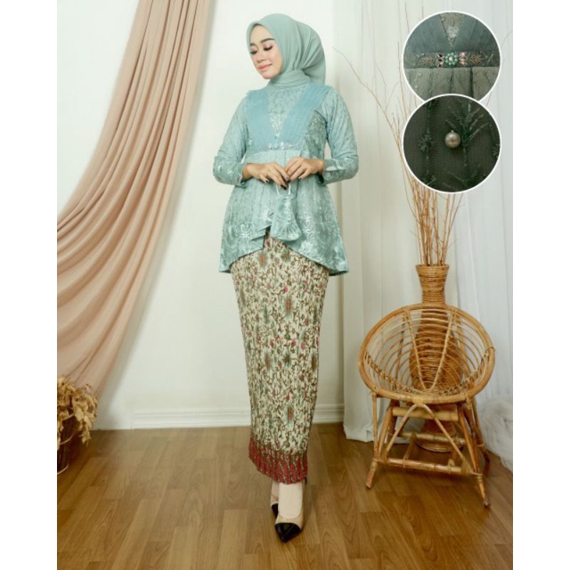 Kebaya Blouse Azalea / Kebaya Modern Wisuda / Kebaya Lamaran / Kebaya Tunangan / Kebaya / Kebaya Remaja