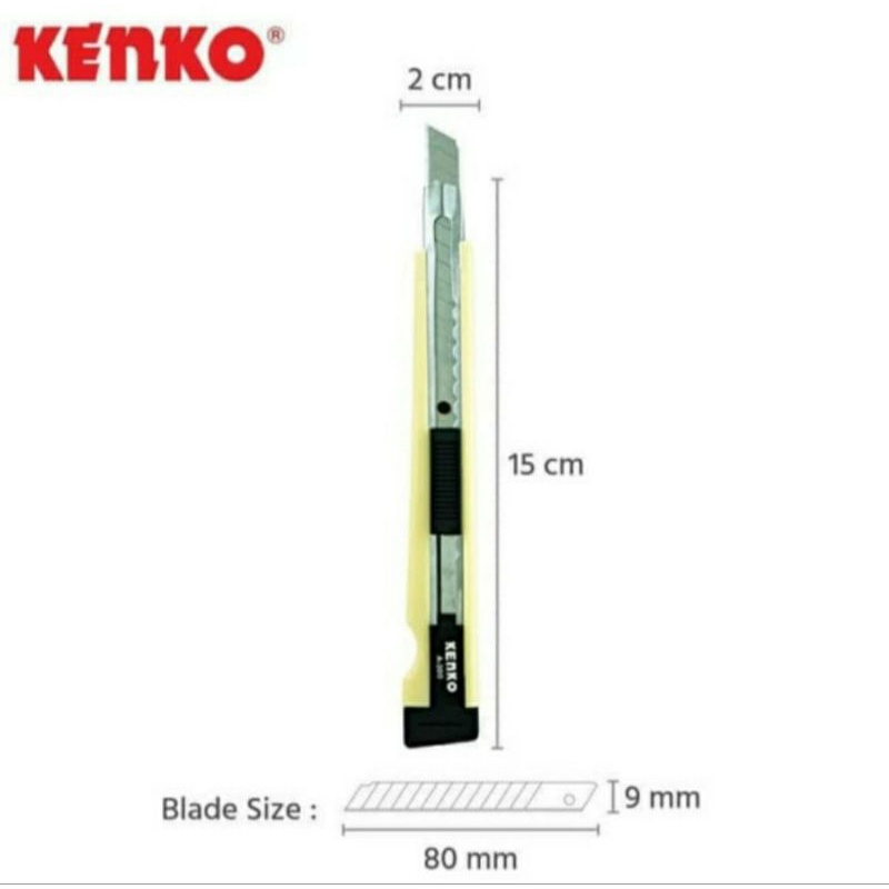 Pisau cutter kenko A-300 / kenko cuter kecil pemotong kertas