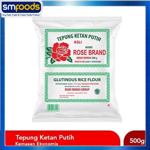 

Ketan-Beras-Tepung- Rose Brand Tepung Ketan 500Gr -Tepung-Beras-Ketan.