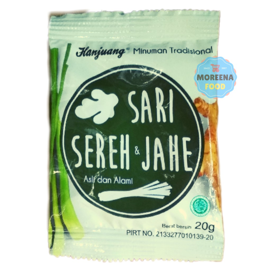 

SARI SEREH & JAHE HANJUANG KEMASAN (5 SACHET @20gr)