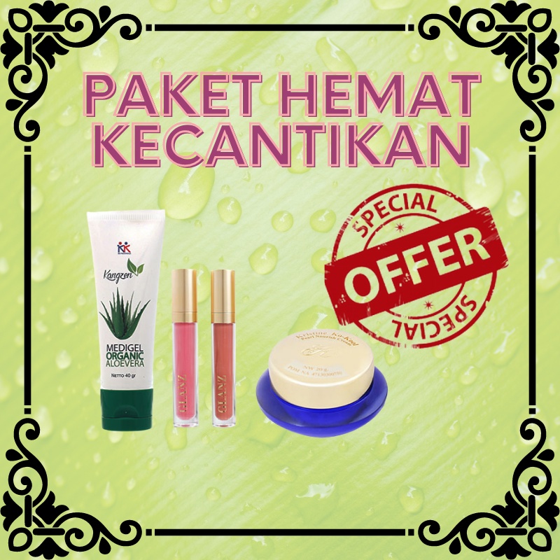 PAKET HEMAT KECANTIKAN MEDIGEL, MEDIGEL LIP Cream Pink, Brownish, PEARL