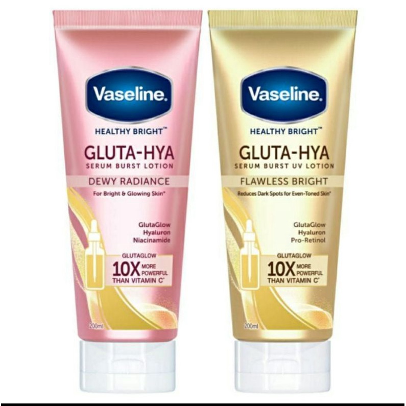 VASELINE GLUTA HYA 200ml  / VASELINE GOLD / VASELINE PINK