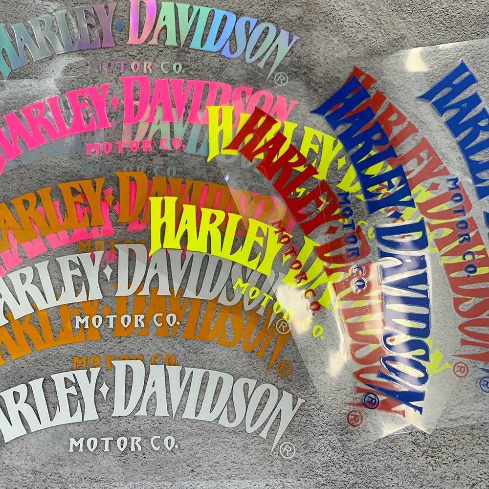 Stiker Tulisan Harley 883 Reflektif Untuk Motor