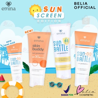 Image of ❤ BELIA ❤ EMINA Sun Protection SPF 30 PA+++ 60mL | Emina Sun Battle SPF 45 | 30 PA+++ 30mL Sunscreen Skin Buddy