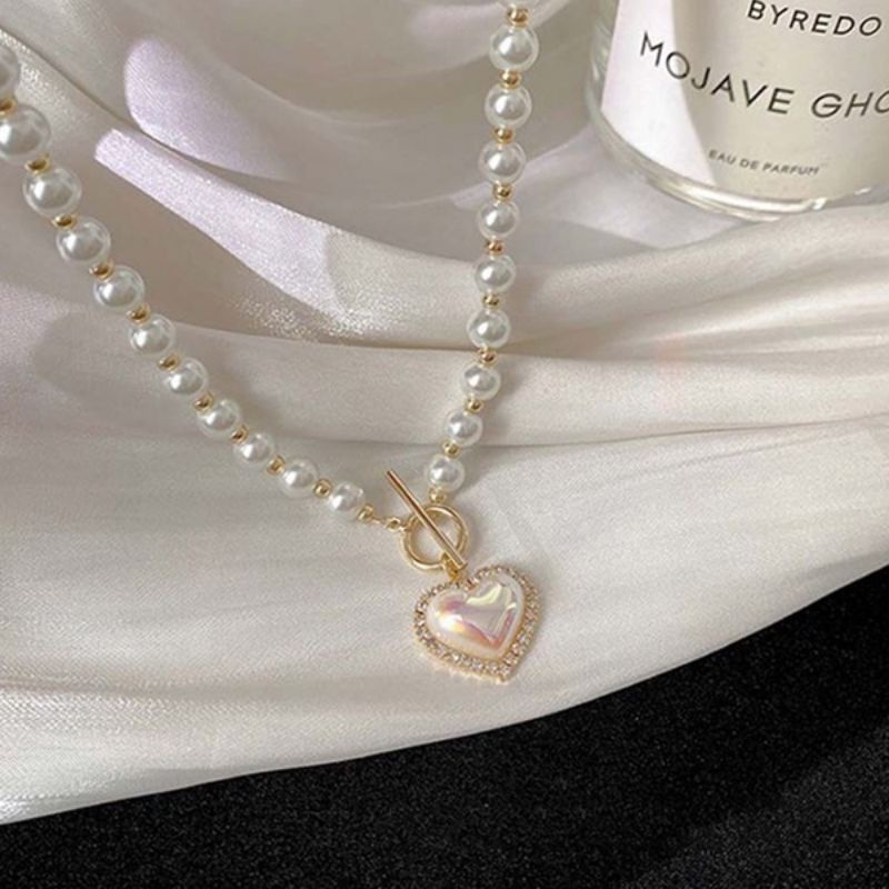 Pearl necklace kalung mutiara aksesoris wanita