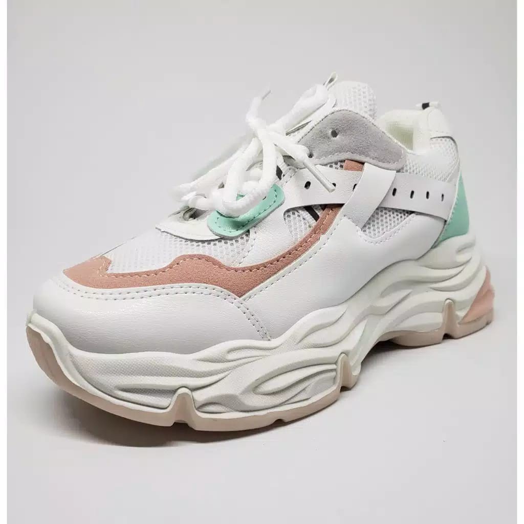 SEPATU SNEAKER WANITA/SEPATU SPORT WANITA DESIGN KOREA PREMIUM QUALITY IMPORT