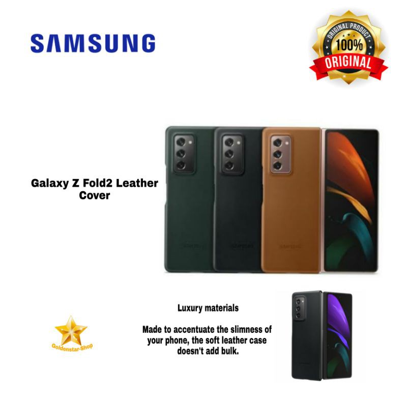 Original Samsung Z Fold2 Leather Cover