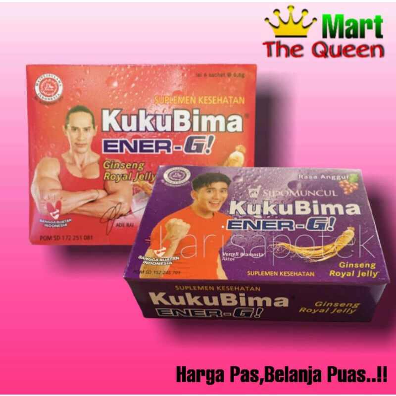 

KUKUBIMA Minuman ener-G isi 6 sachet