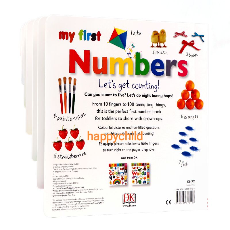 Original DK my first Numbers let's get counting buku anak buku impor buku bacaan happychild