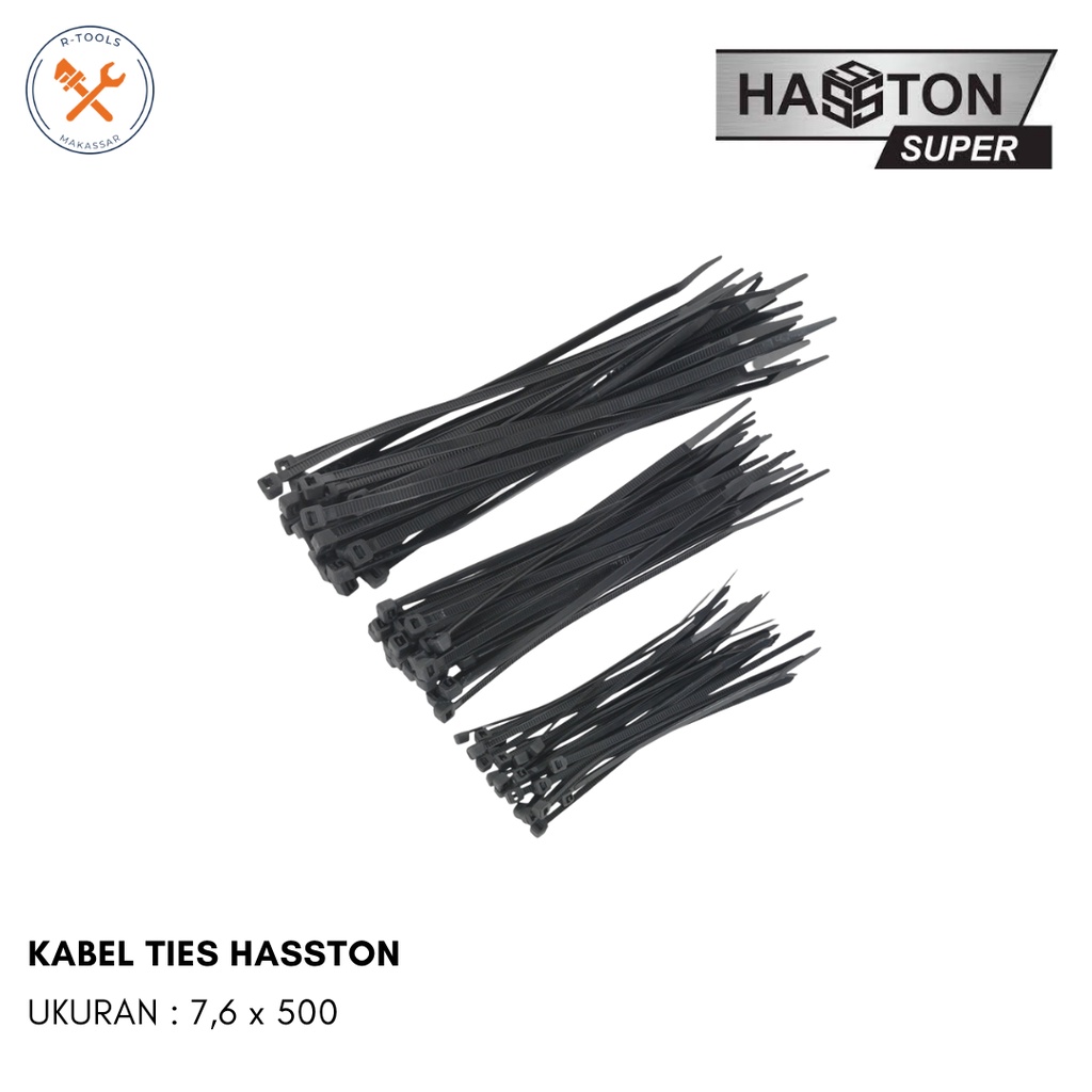 Kabel Ties Putih / Kabel Ties Hitam Ukuran 50cm