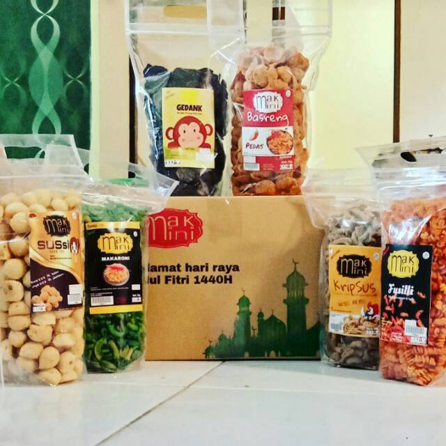 

Paket lengkap lebaran isi 6 pack berat 3 kg