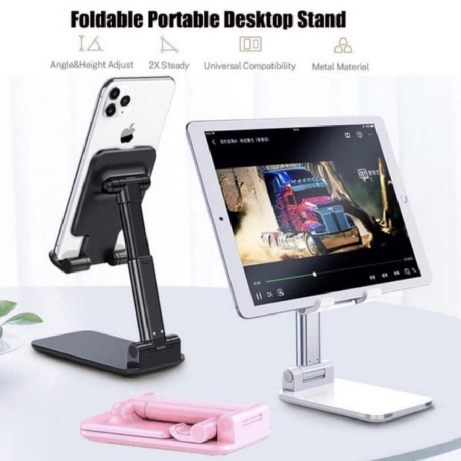 Liftable Foldable Phone Holder Stand HP di Meja Folding Desktop L305