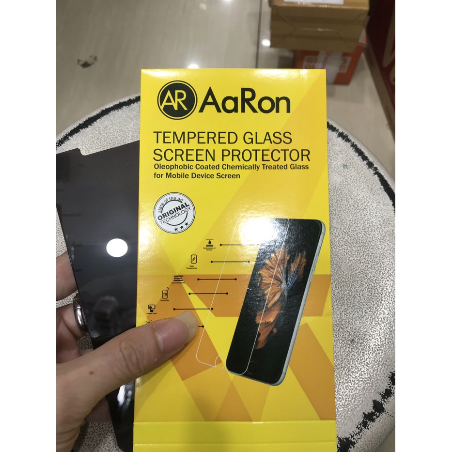 Tempered glass anti spy gorilla asli aaron anti baret iphone xs