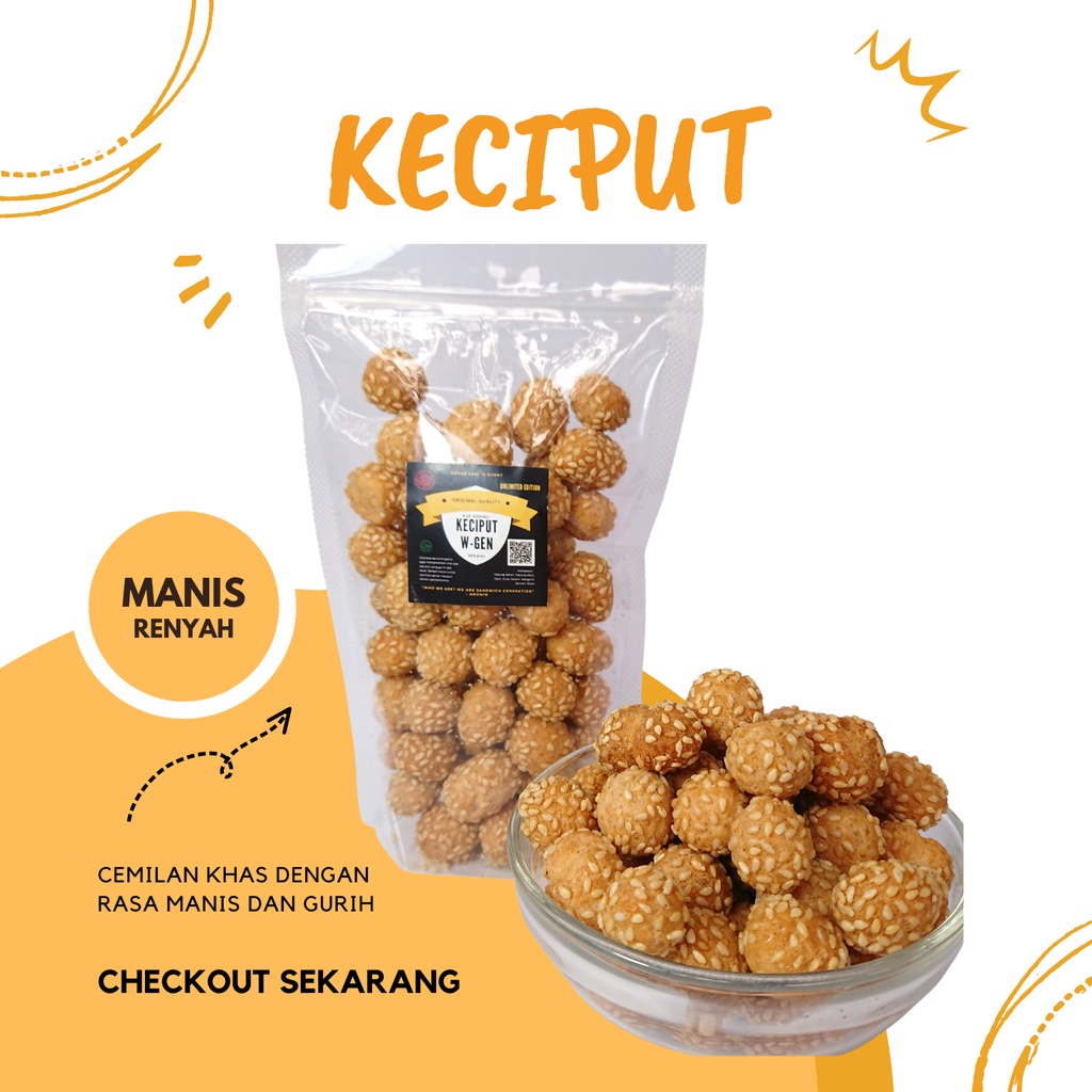 

Keciput Wijen Spesial Gurih Kemasan Besar - Dapur Sani 'n Sunny