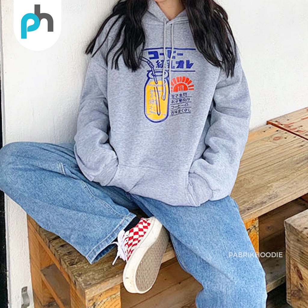 PABRIKHOODIE - HOODIE JUMPER BOTTLE M-XXL (SABLON) {PRIA &amp; WANITA}