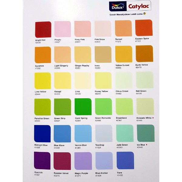 Warna Cat  Rumah Dulux  Catylac