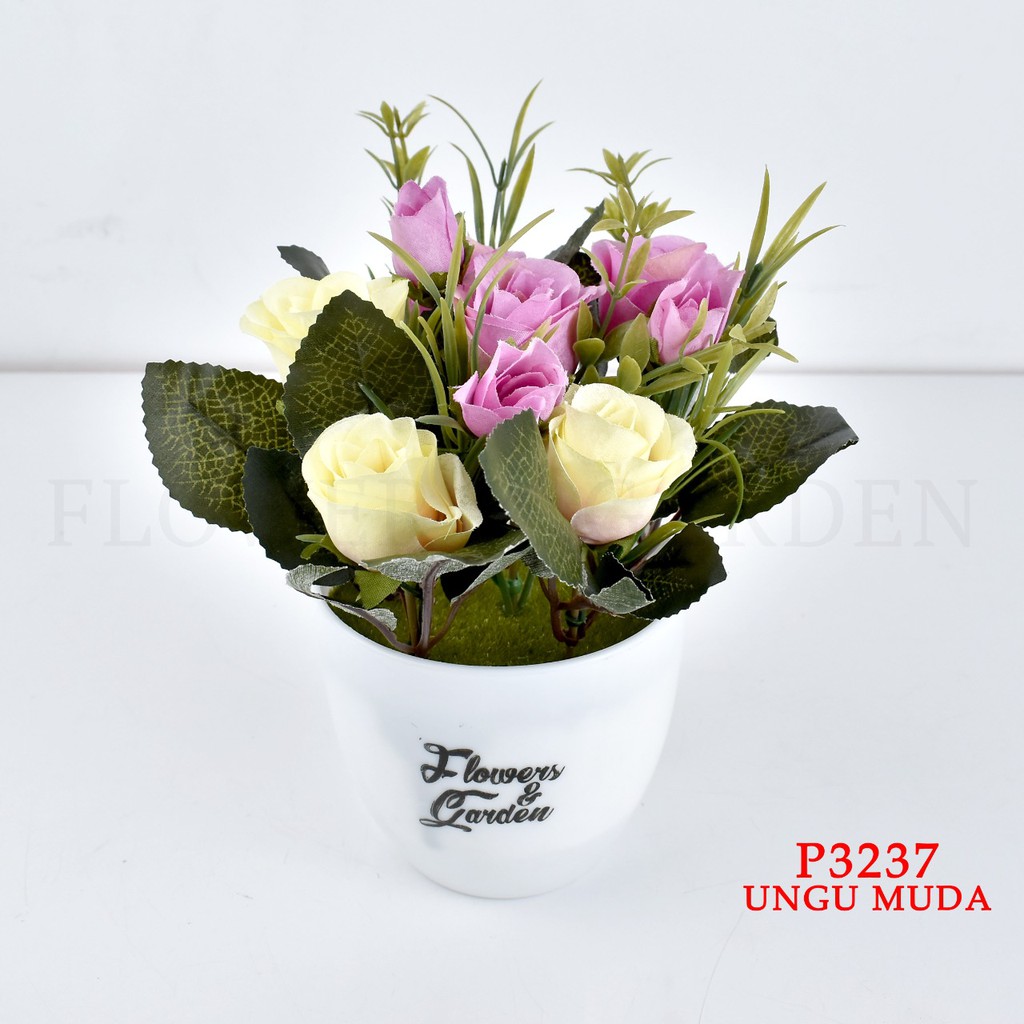 TIB P3237 TANAMAN BUNGA HIAS POT TANAMAN HIAS DEKORASI RUMAH DAN BUNGA PLASTIK-6