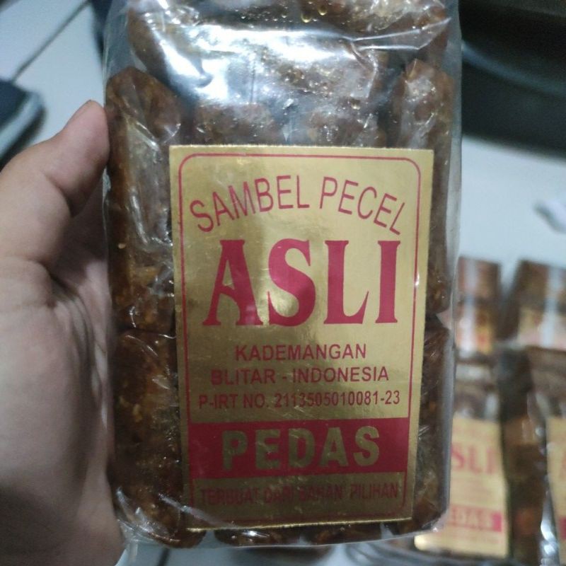 

Sambel Pecel Asli Blitar 425gram isi 10 pcs kecil