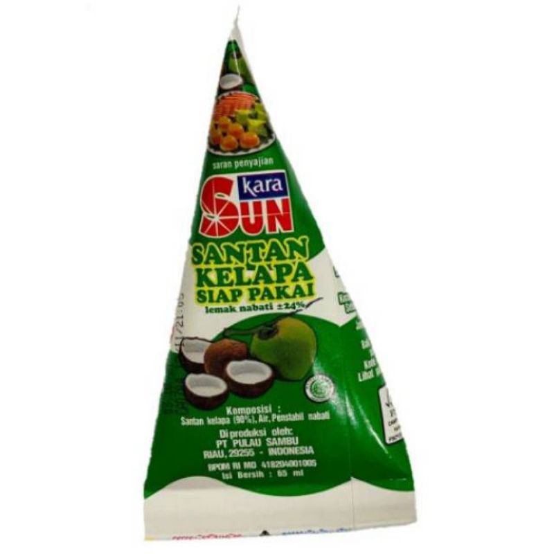 

Sun Kara santan kelapa 65ml