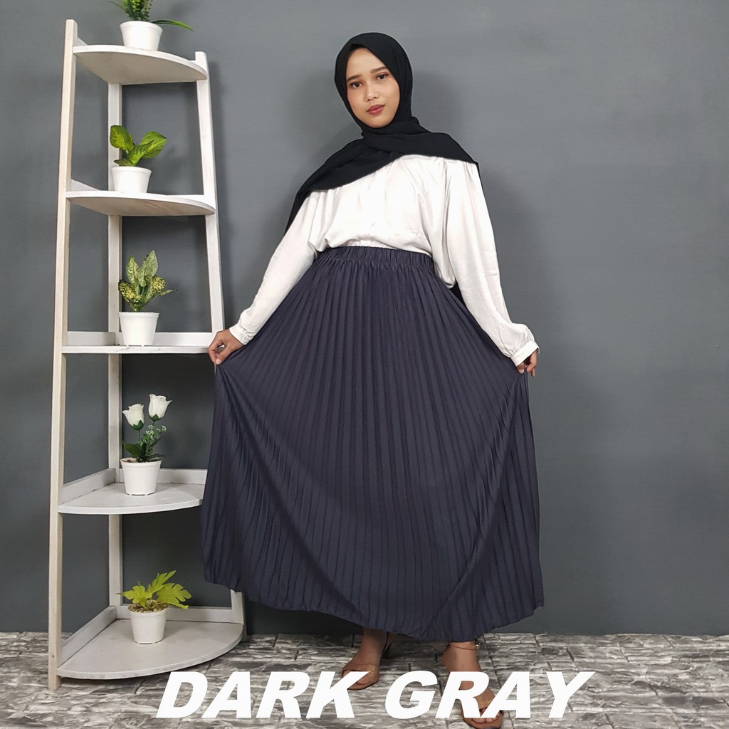 Rok Plisket Mayung Premium