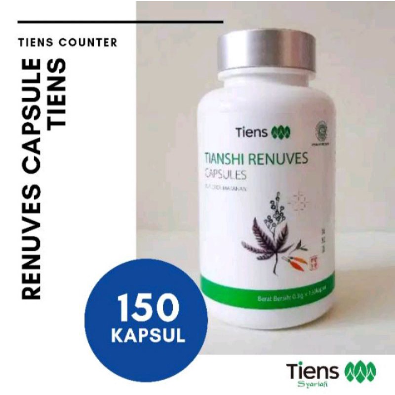 Tiens Renuves Benificial -Obat Perokok - Menyehatkan Paru-Paru Pernafasan