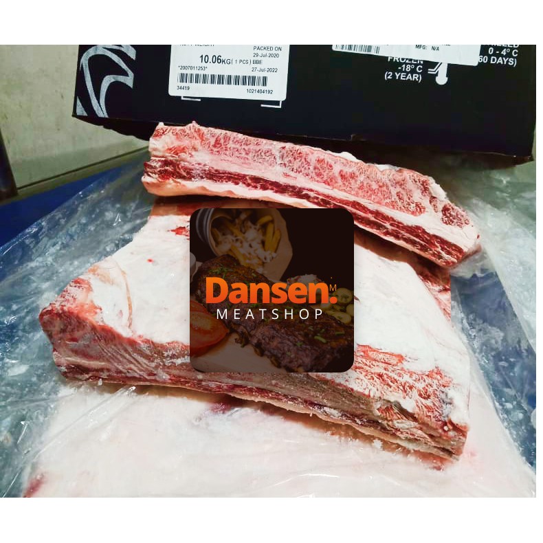

TOKUSEN WAGYU IGA SHORT BACK RIBS FULL RACK LOAF MB 4-5