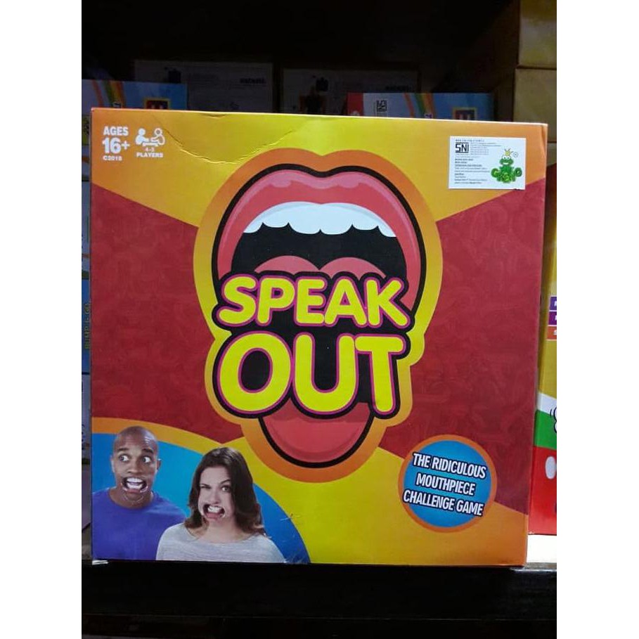 Mainan Mulut Besar Speak Out Challenge Game Mouthpiece Shopee Indonesia