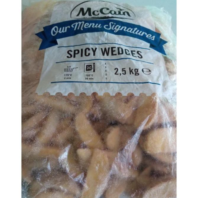 

Mc Cain Spicy Wedges 2,5Kg Ready Stok