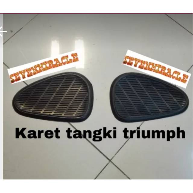 KARET TANGKI CUSTOM TRIUMPH KANA KIRI KARET S90 TRIUMPH BRITIS STYLE CB UNIVERSAL