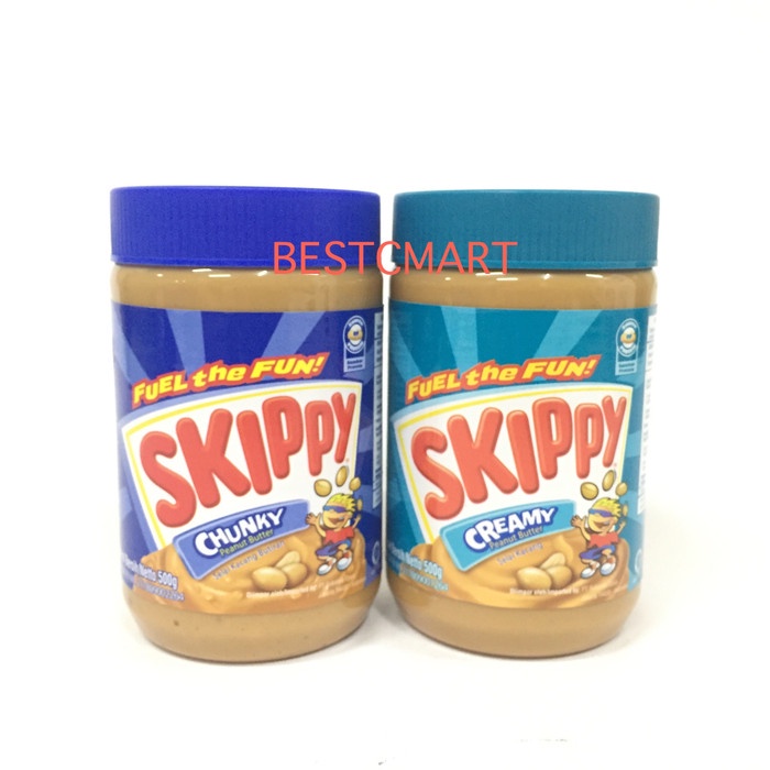 

SELAI- SKIPPY PEANUT BUTTER CHUNKY & CREAMY 500 GR - CREAMY -SELAI.