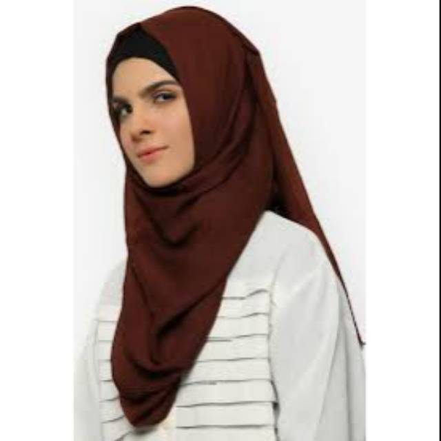 SALE pashmina saudia khusus warna coklat tua