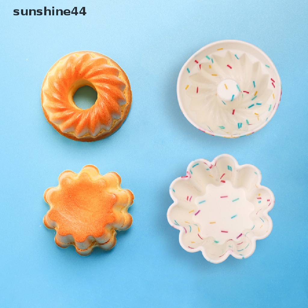 Sunshine Cetakan Kue Muffin / Cupcake DIY Bahan Silikon