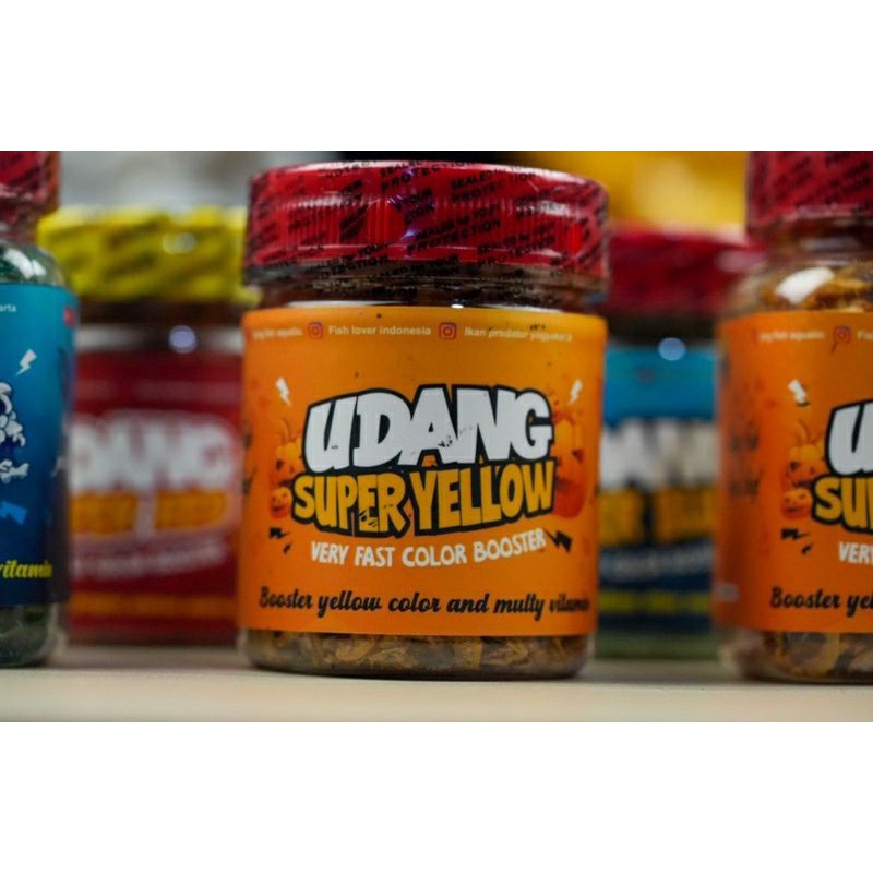 

UDANG BANG FISH, SUPER YELLOW,RED & BLUE 30 GRAM