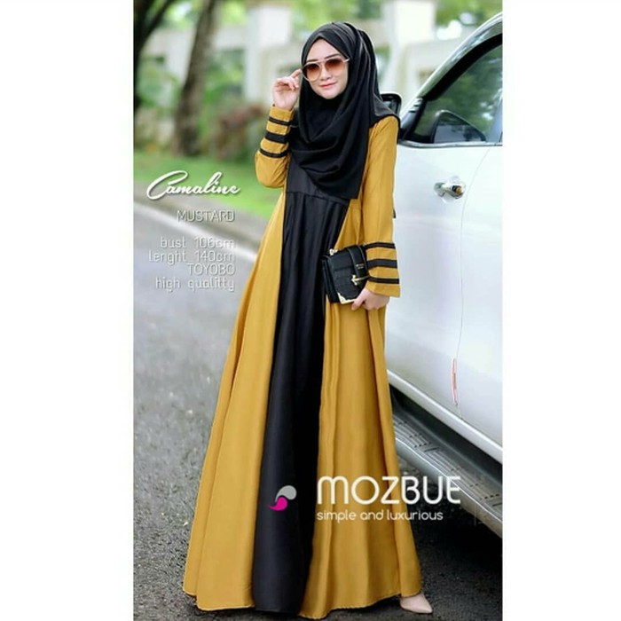 GAMIS SYARI ANNAJAH CAPUCCINO 900GR 110 140 ALLSIZE GAMIS SYARI BUSUI CADAR CREPE HQ POLOS MURAH I.