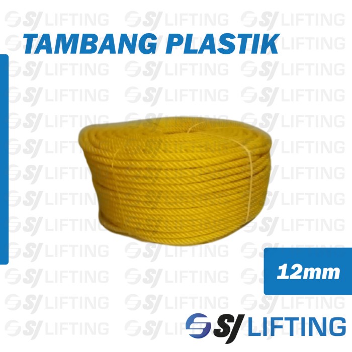 

Tali Tambang Plastik / PE Rope 12mm ROLL