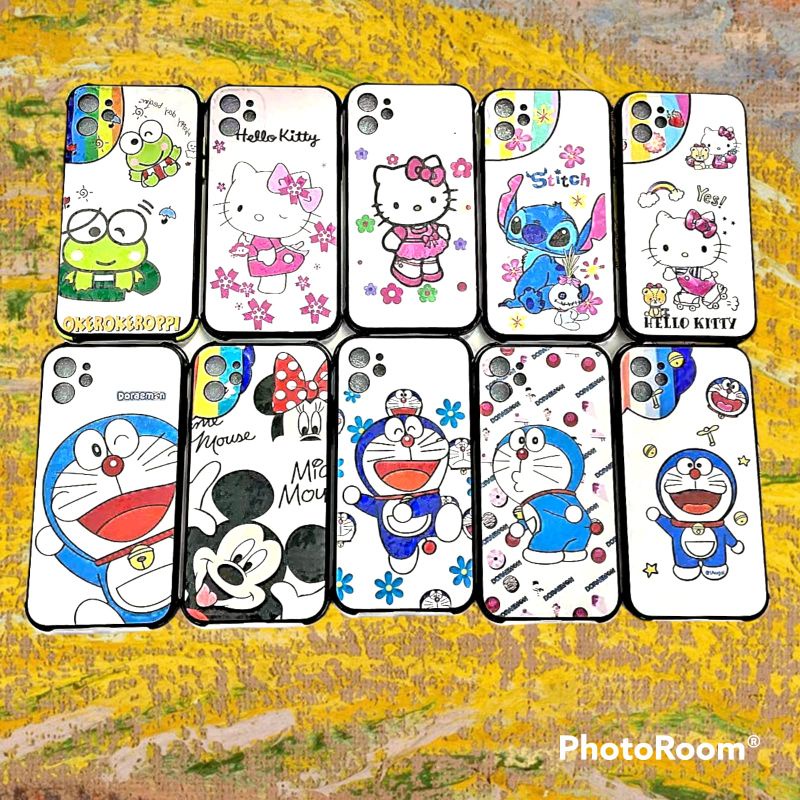 CASE MOTIF ANIMASI KARTUN TYPE OPPO A1K,NEO 9/A37,REALME C20/CII 2021,C21,C15