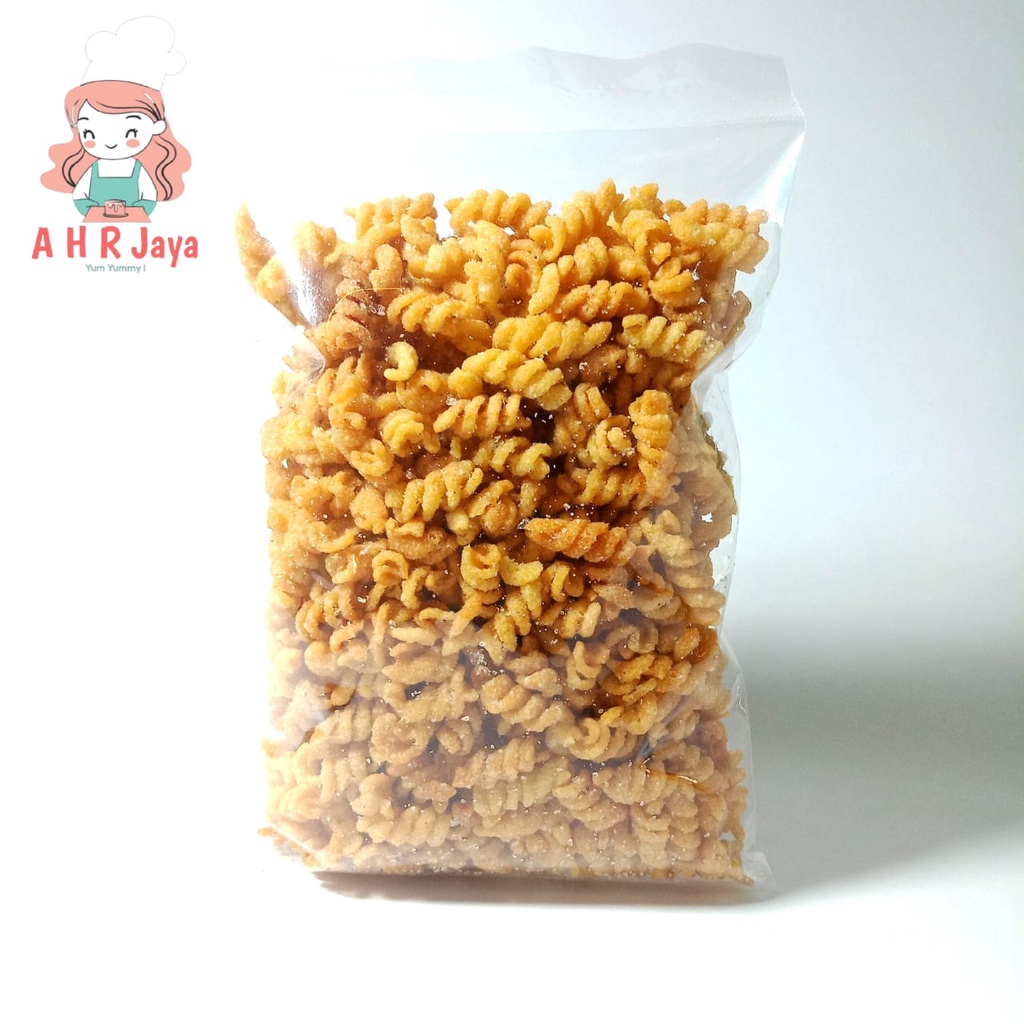 

MAKARONI SPIRAL MACARONI SPIRAL RASA PEDES Berat bersih 500 gr - Asin