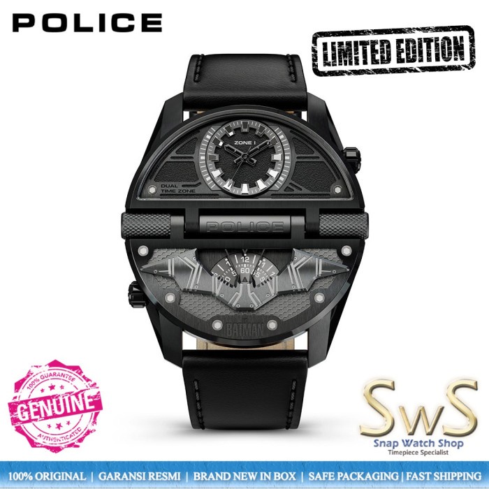 POLICE x The Batman Limited Edition 'THE BATMAN" PEWJA2204901 Jam Tangan Pria Limited