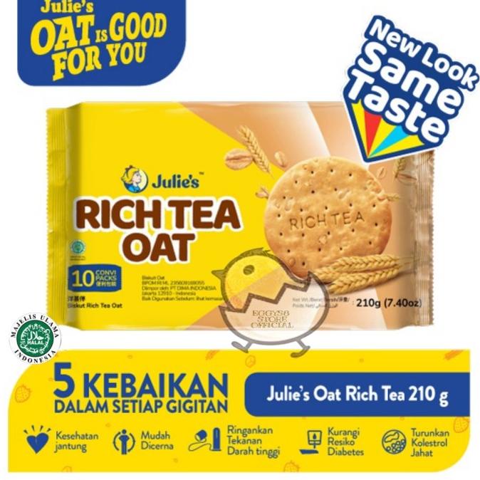 

*:*:*:*:*] Biskuit Teman Ngopi Rich Tea Oat / Julie's Rich Tea Oat Biscuit 210 g