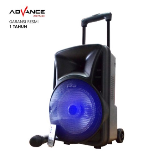 Advance Speaker Portable Meeting Trolley 15&quot; K1501 + 1 Mic Bluetooth