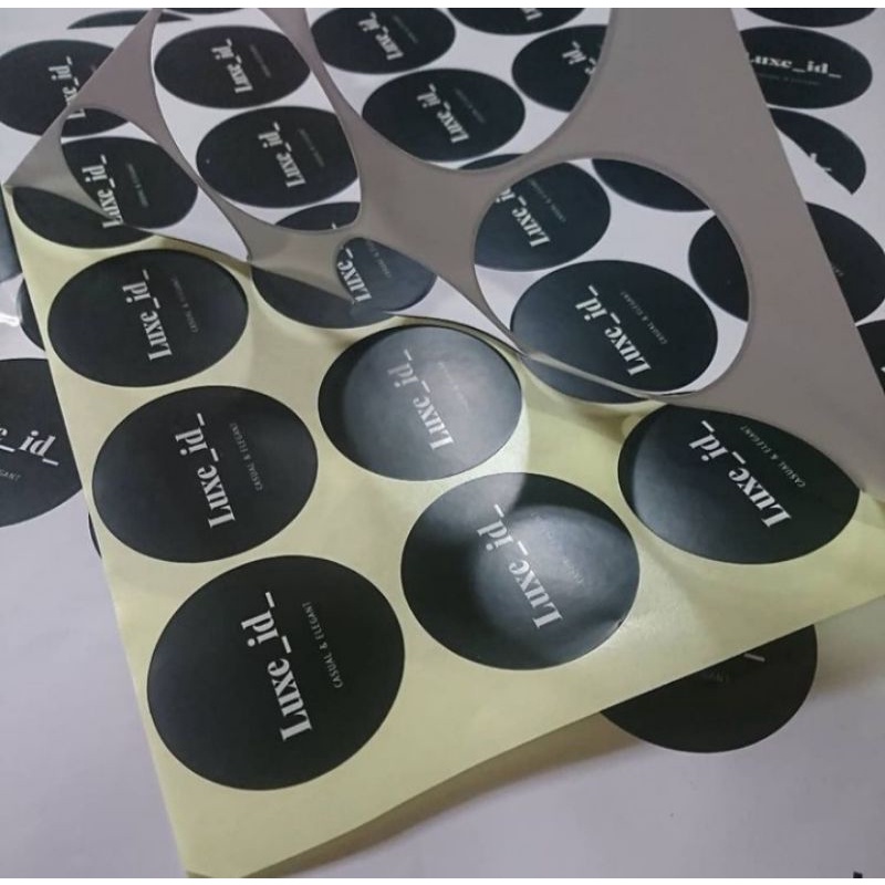 

[1 HARI BERES ]cetak stiker kemasan makanan packaging sesuai bentuk murah