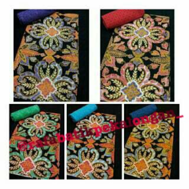 set kain batik dan embos